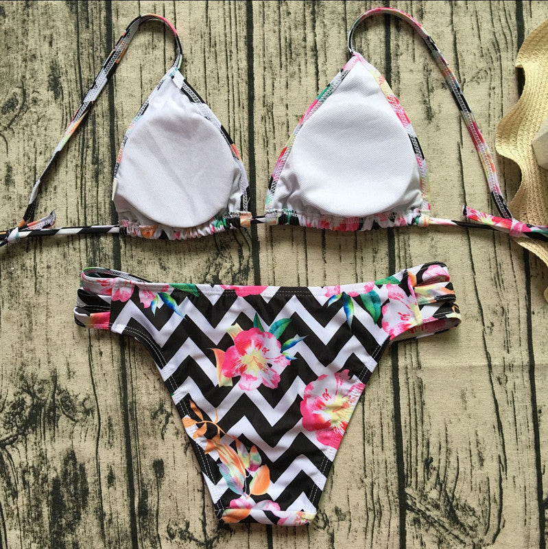 Dvodelni kupaći kostim Flowers - Zappy Fashion Serbia